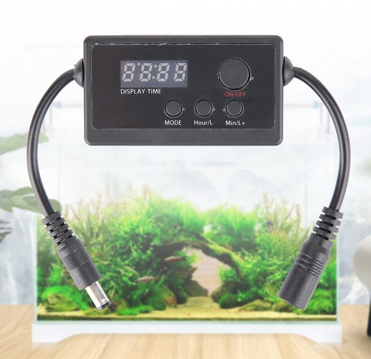 aladdien - Aquarium Licht Timer Dimmer - LED Controller - Intelligent Dimming Systeem - Compact - Lichtregeling - Voor Aquariums - 100 Niveaus