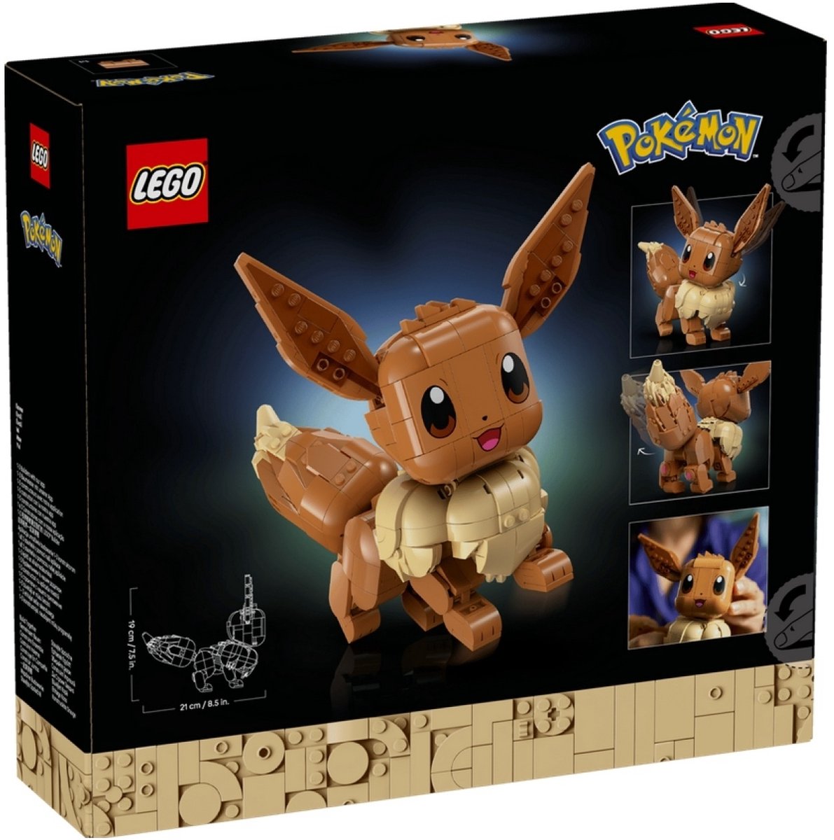 LEGO Pokémon Eevee Bouwpakket voor Volwassenen met Dieren Figuur - 72151 — afbeelding 15