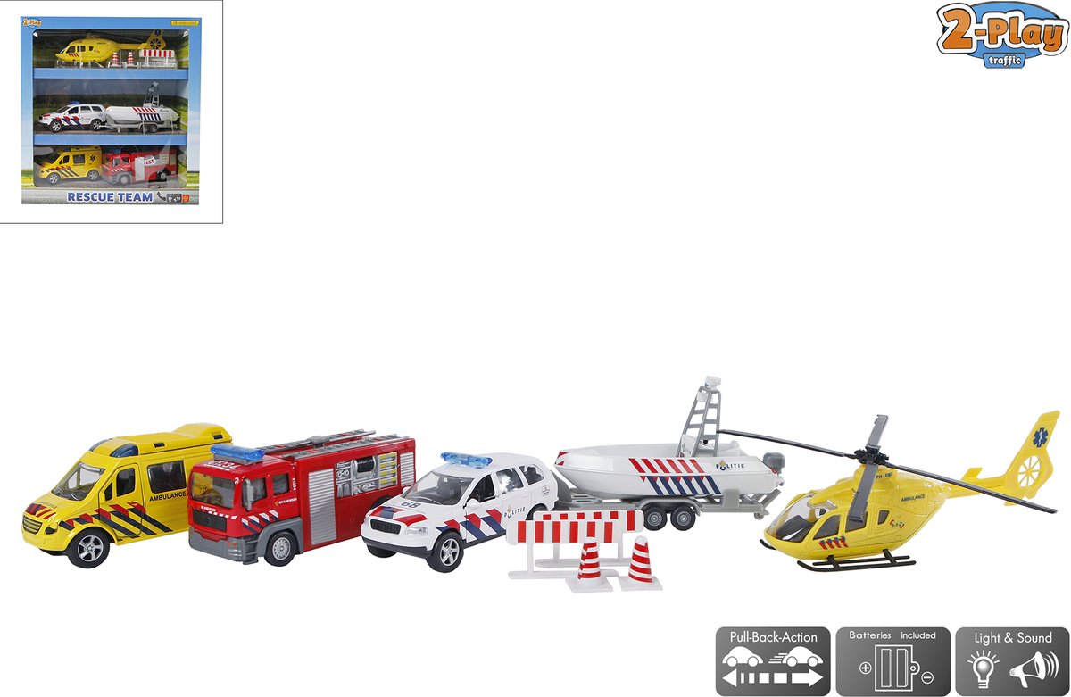 2-Play 112- set Nederlands Die-cast, 3dlg.