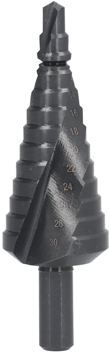 aladdien Trapboormachine - Conusboormachine - 6-30 mm - Voor Metaal, Hout en Kunststof - Hoogwaardige kwaliteit - Ideaal voor doe-het-zelvers
