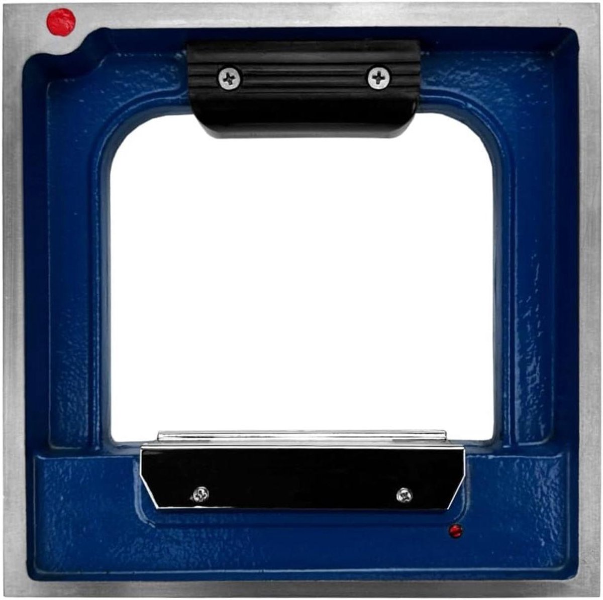 Precisie waterpas - Frame waterpas - Precisie meten - Gegraveerde libel - 200mm - Metaal