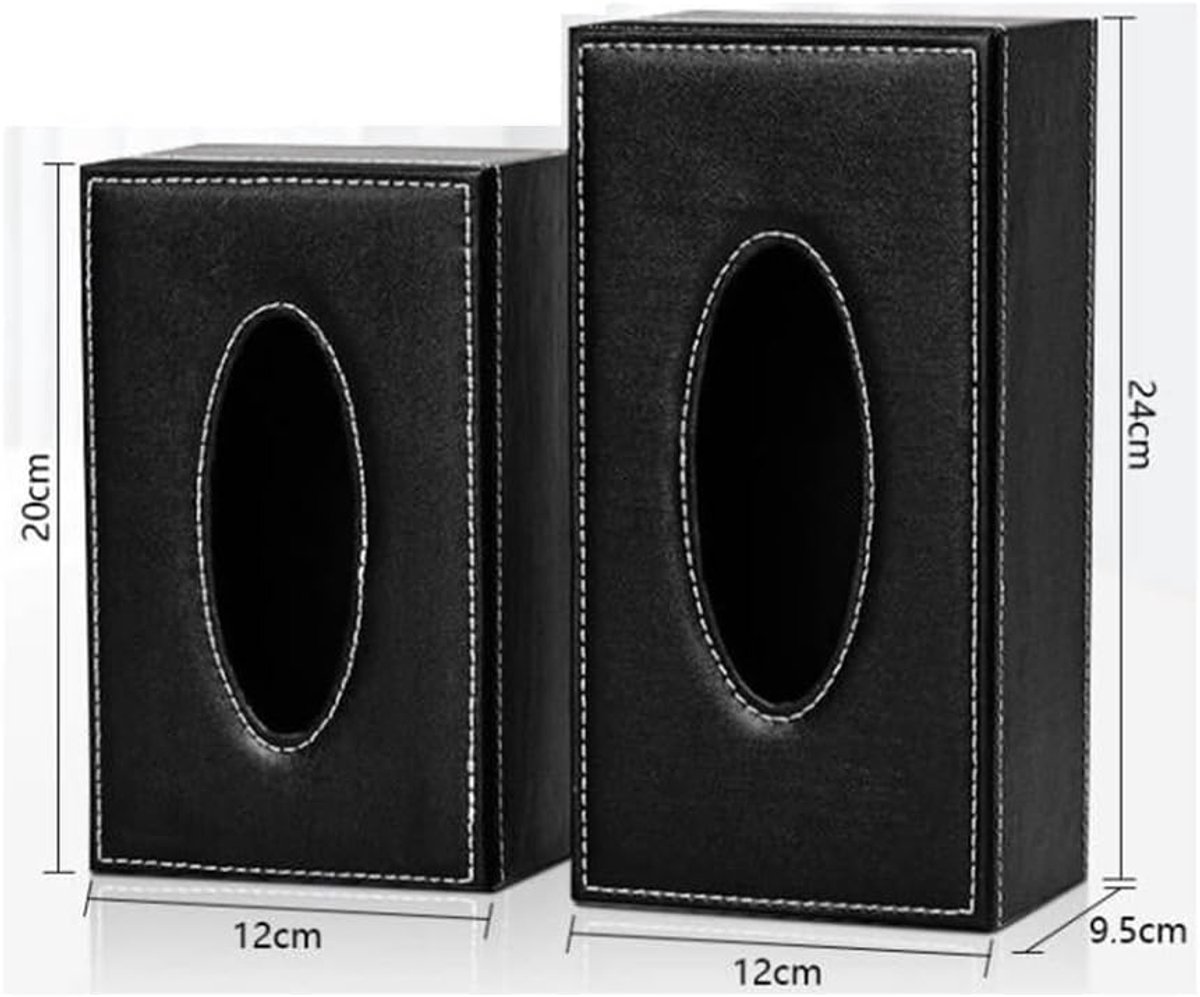 Tissuebox Houder - Servetten Doos - Woonkamer Decoratie - Stijlvolle Organizer - Klein Formaat - Effen Kleur — cadeau in Cadeau-ideeën - foto 3