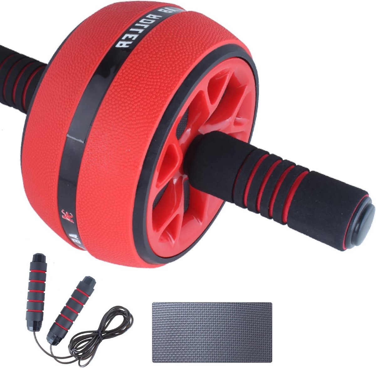 2 in 1 Home Oefening Set, Buikrol, Jump Rope, Home Fitness Gym, Buikrol Oefening Set