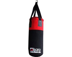 Lisaro Jeugd/kinderen bokszak ca. 9_kg bokszak ca. 60 x 25 cm, kleur zwart-rood