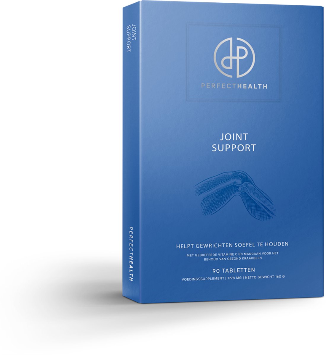 Perfect Health Joint Support - Glucosamine (Plantaardig), Chondroitine, UCII® Collageen & OptiMSM® - 90 Vegan Tabletten - Ondersteunt Gewrichten