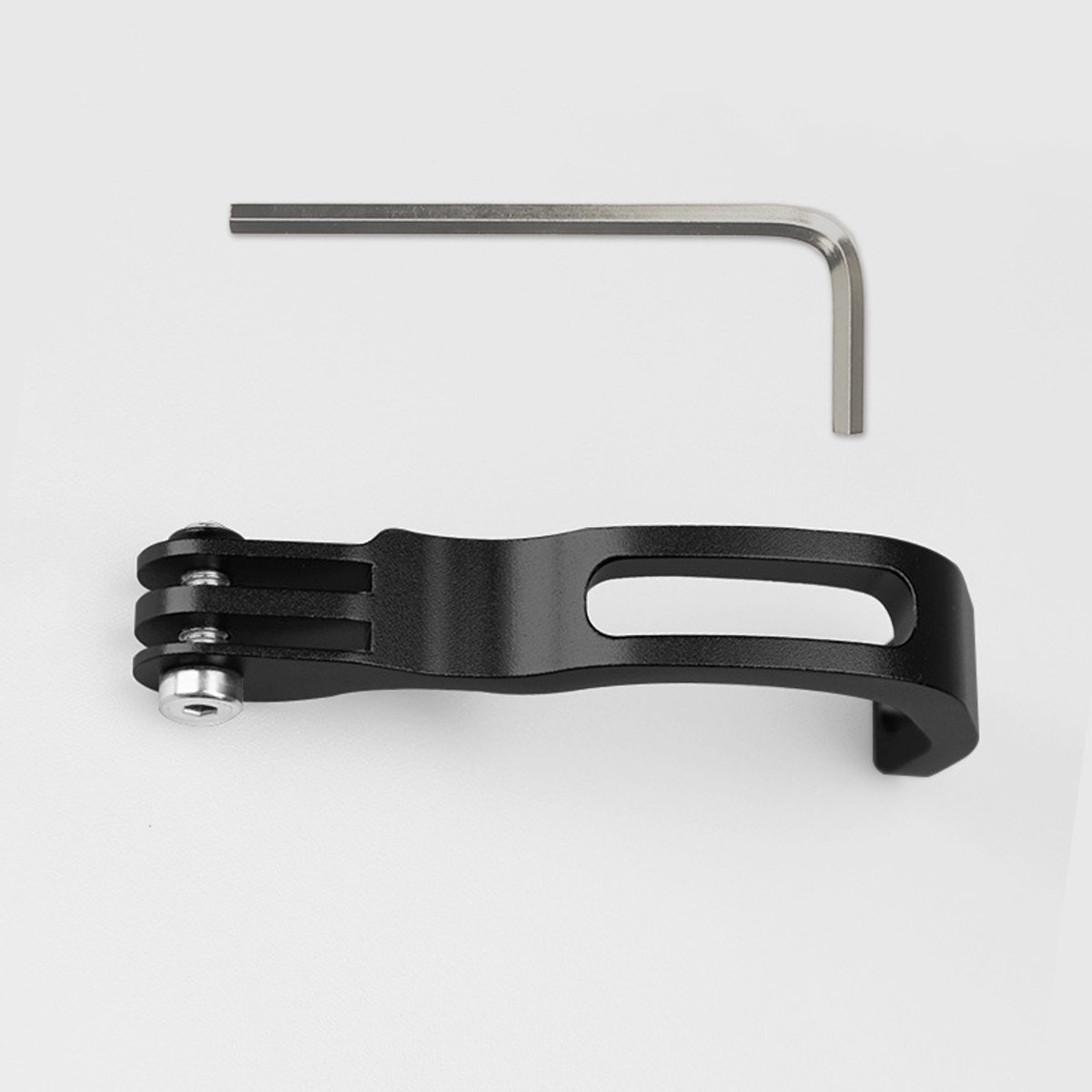 Geschikt voor Specifieke bevestiging van aluminiumlegering voor vork (lamp/camera-extensiebeugel) voor Brompton-vouwfietsen (GoPro-interface)