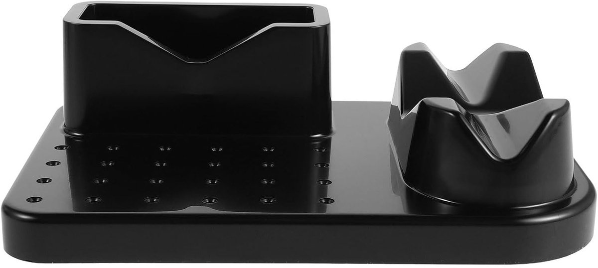 Nagelfrees Organizer - Bureau Houder - Manicure Station - 24 Bitgaten - Compact Design - Zwart