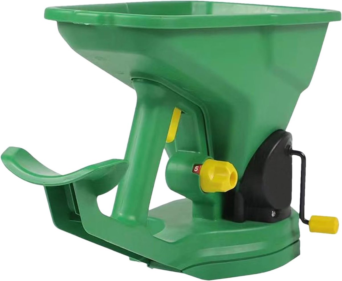 Handstrooier - Zaaier Gieten - Gazon Onderhoud - Variabele Instellingen - 24 x 19 x 24 cm - Grijs