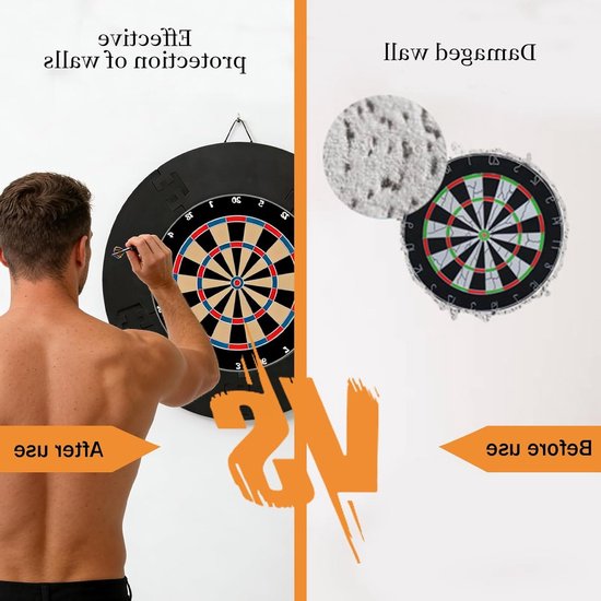 Solidchoice - Set van 5 Dartbord Beschermringen van EVA Foam van Solidchoice — afbeelding 5