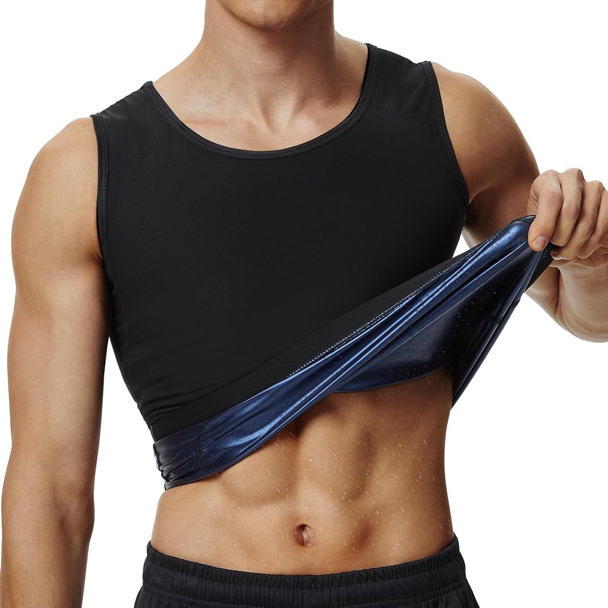 Heren Sauna Sweat Vest voor Slanker Lichaam, Ideaal voor Fitness en Cardio Training