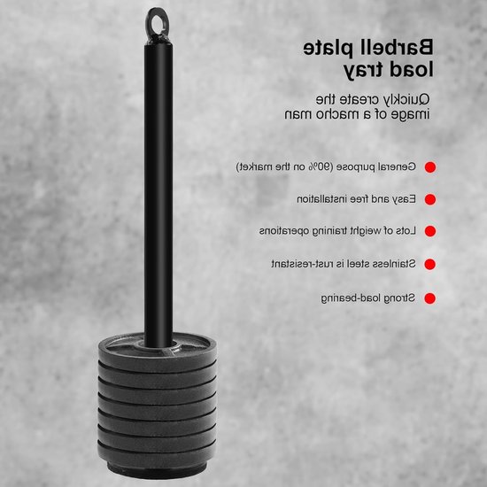 Verstelbare laadpinnen voor gewichten, ideaal voor pulley-systemen, dumbbells en gewichtheffen thuis en in de sportschool, stevige staalconstructie en betrouwbare ondersteuning van Merkloos — afbeelding 4