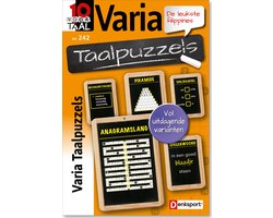 Denksport Puzzelboek 10 voor Taal - Varia taalpuzzels, editie 242