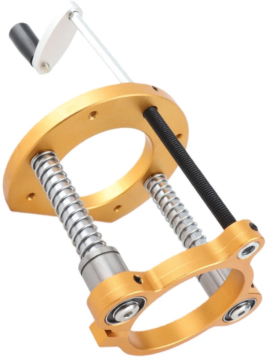 aladdien - Router Lift - Aluminium Legering - Hoge Nauwkeurigheid - 65 mm - Router Tafel Inzetplaat - Houtbewerking - Veilig en Stabiel