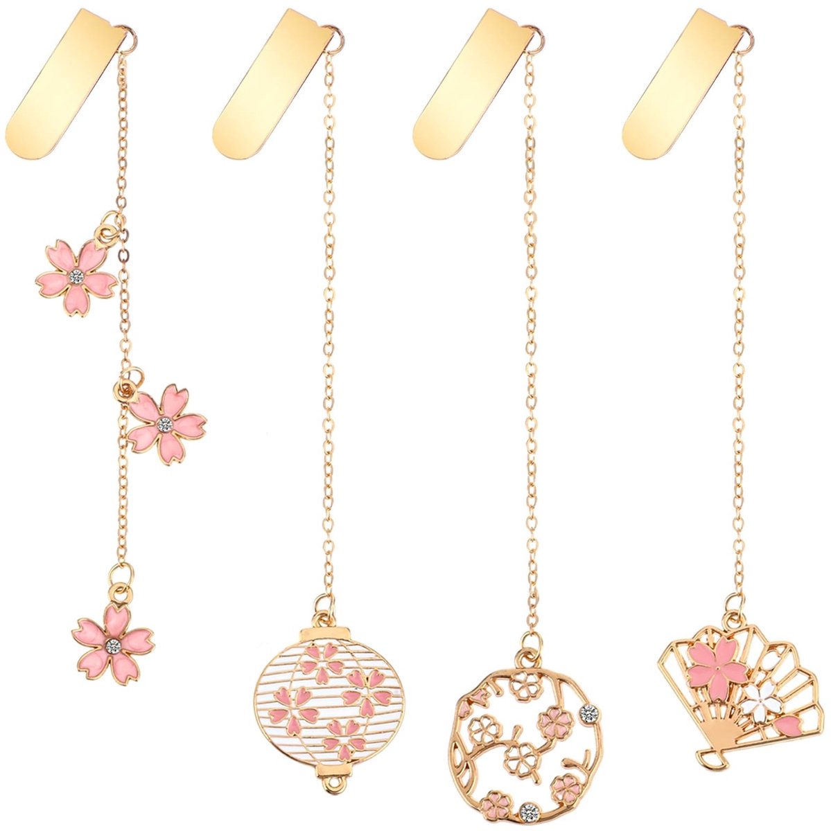 Allecto - Boekenlegger - Bloemen - Elegant - Goud - Romantisch - Cadeau - Vrouwen - Schrijvers - Lezers - Vrienden - Tienermeisjes