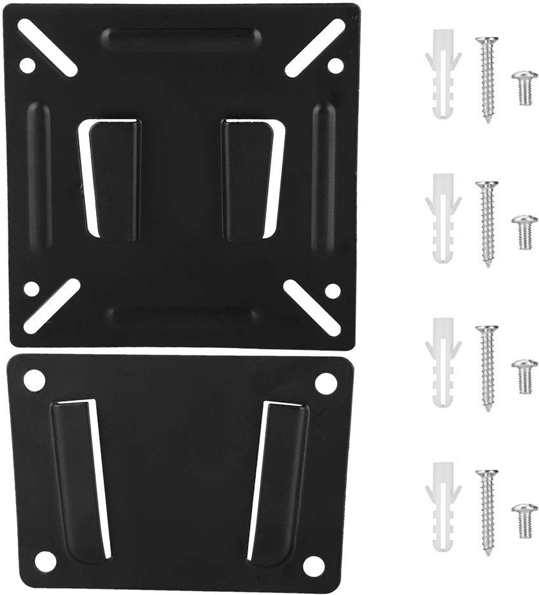 Allecto - TV Wandbeugel - Muurbeugel voor LCD TV - Aluminium design - Geschikt voor 14-32 inch - Ideaal voor thuis en kantoor - Eenvoudige installa...