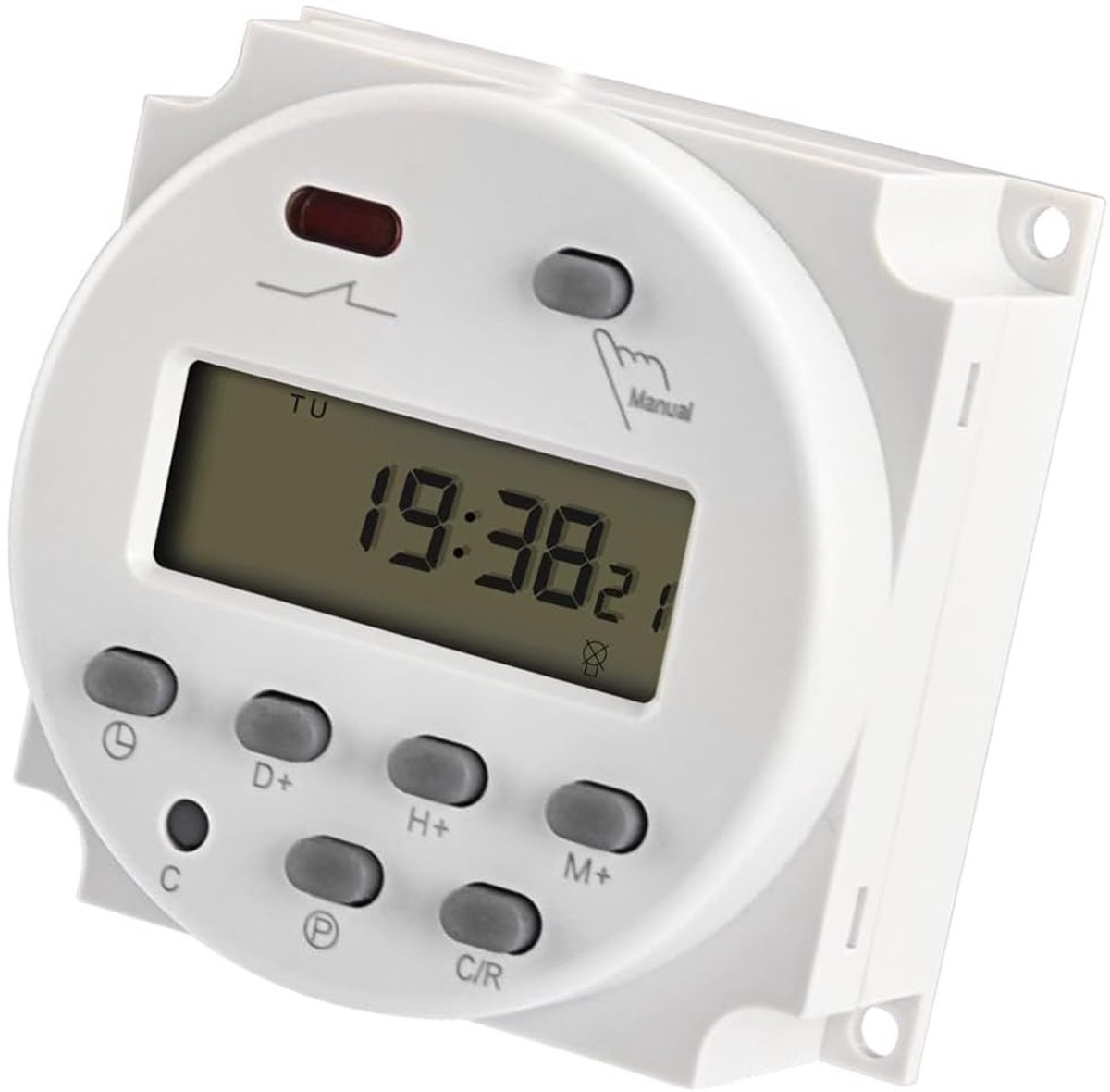 Allecto - Power Timer Switch - Lichttimerschakelaar - Programmeerbare timer voor verwarming - AC 220V - Digitale timer - Geschikt voor diverse appa...