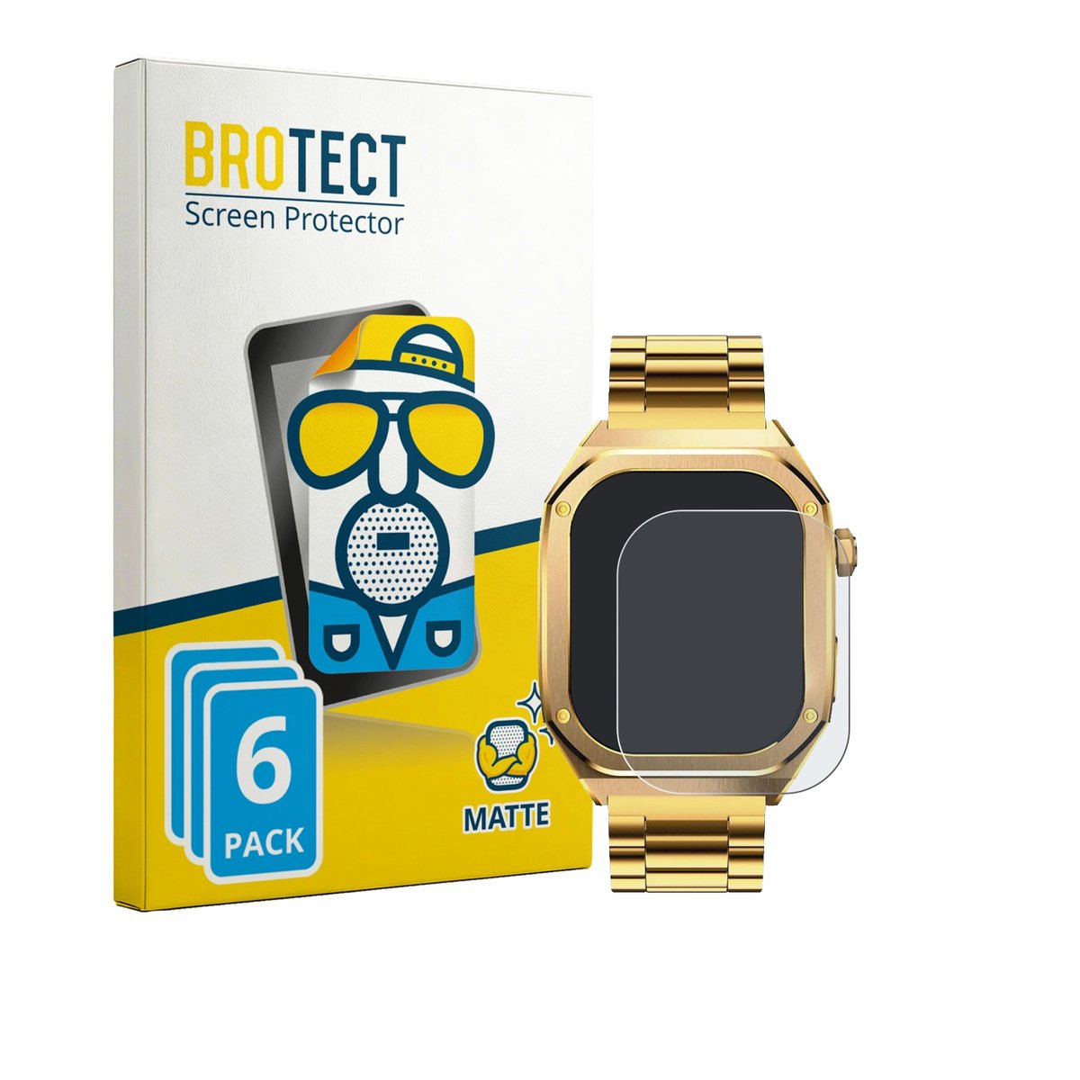 BROTECT - Screenprotector voor Maxcom FW65 1.9" - Folie Beschermfolie matte 6 Stuks