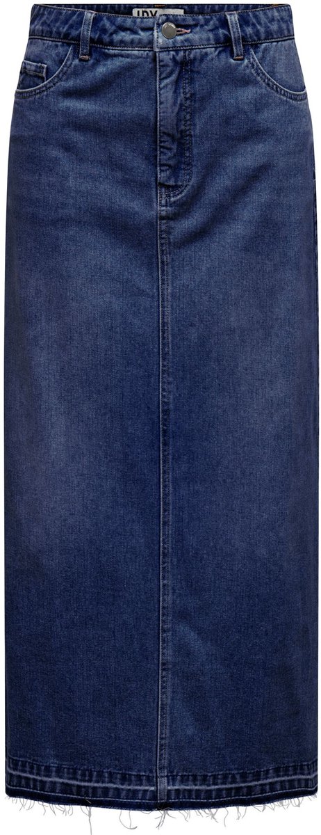 JDY - JDYBELLA HW LONG BACK SLIT SKIRT DNM - Dames - Rokken