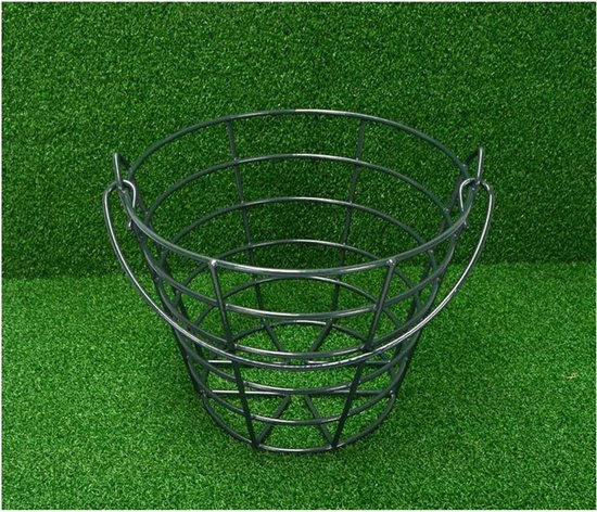 Duurzame metalen golfbal emmer voor 50 golfballen - Ideaal voor opslag en transport van golfaccessoires van Merkloos — afbeelding 2