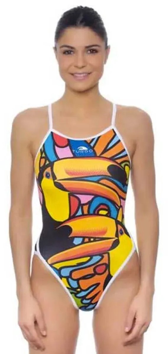 Turbo Tucan Zwemkleding Veelkleurig 2XL Vrouw Multicolor