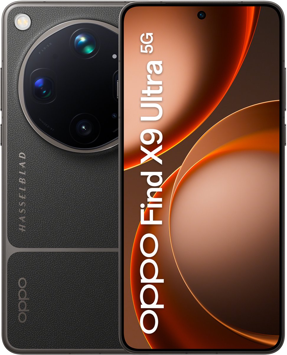 OPPO Find X9 Ultra 5G 17,3 cm (6.82") Dual SIM Android 16.0 USB Type-C 12 GB 512 GB 7050 mAh Zwart