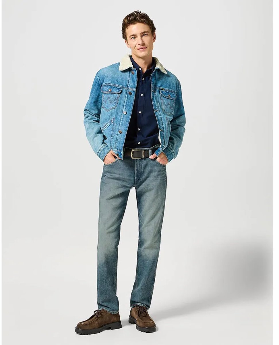 Wrangler 112357417 Greensboro Spijkerbroek 40 34 Man Sage Wash