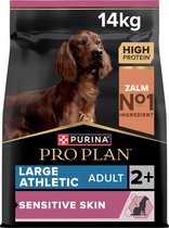 PURINA PRO PLAN Sensitive Skin Large Athletic Adult - Hondenvoer - Zalm - 14 kg