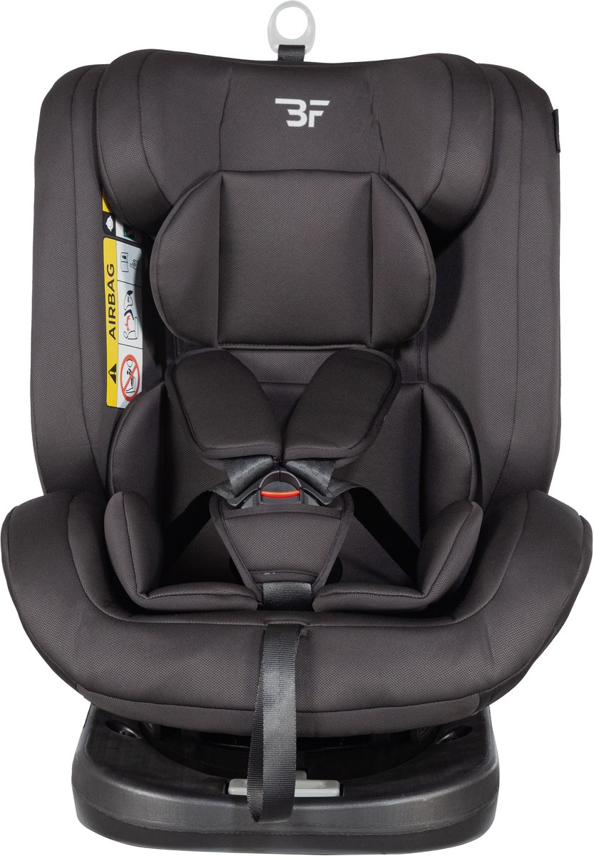 Bebies First Autostoel 360 Graden – i-Size Autostoel 40-150 cm – Draaibaar met ISOFIX en Top Tether – Zwart thumbnail 4
