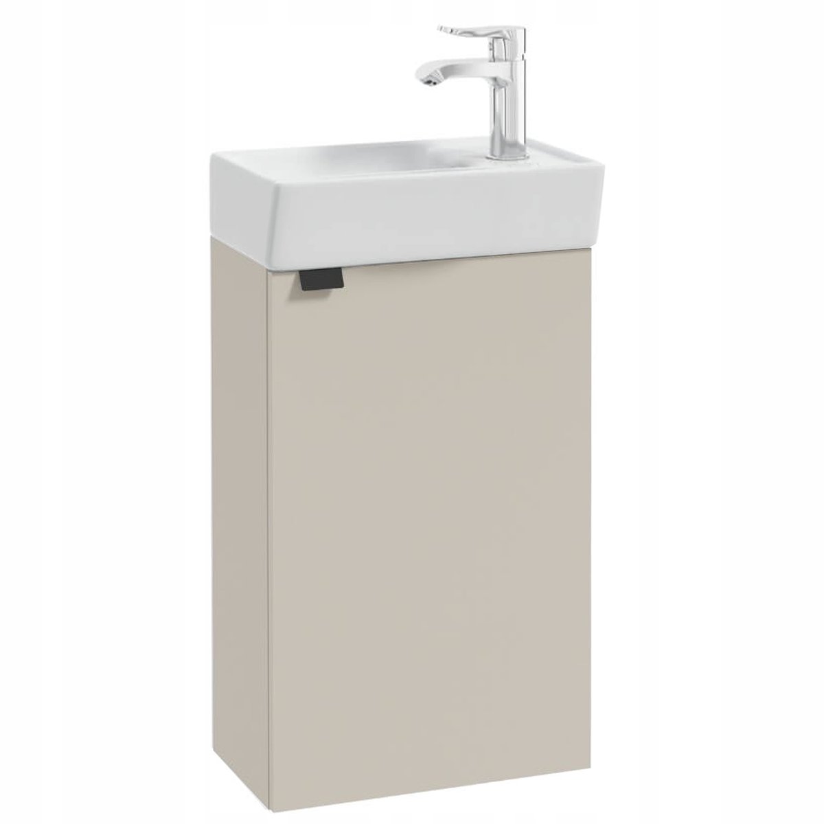 Stamar - Badmeubel 40 x 22 cm met Wastafel - Hangend Kashmir Beige Mat Klein