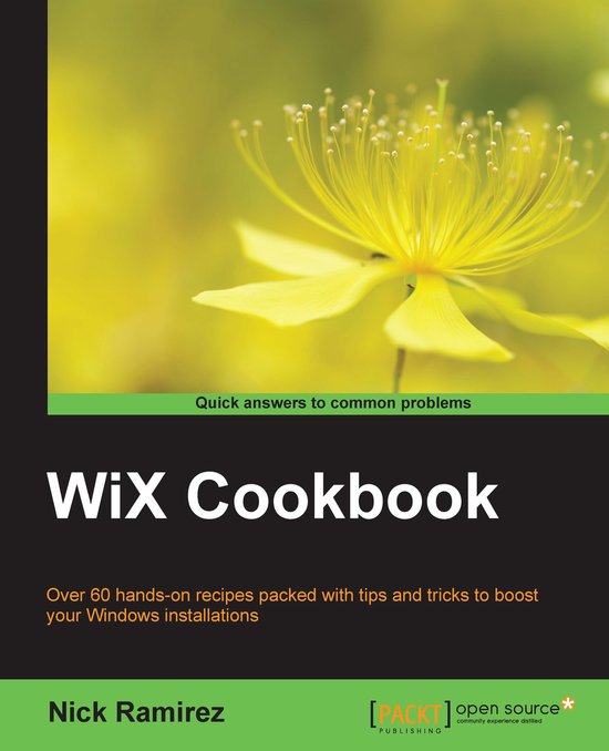 WiX Cookbook - cover