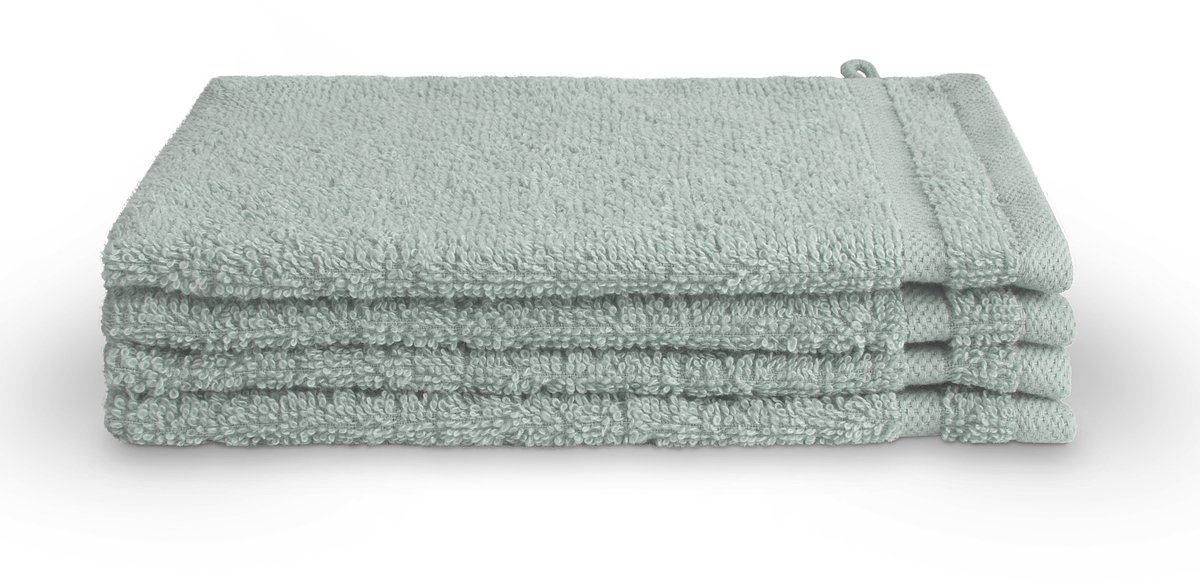 Byrklund Washand - Set van 12 - Hotelkwaliteit - 100% katoen (BCI) - 500 g/m² - 16x21 cm - Zeeblauw