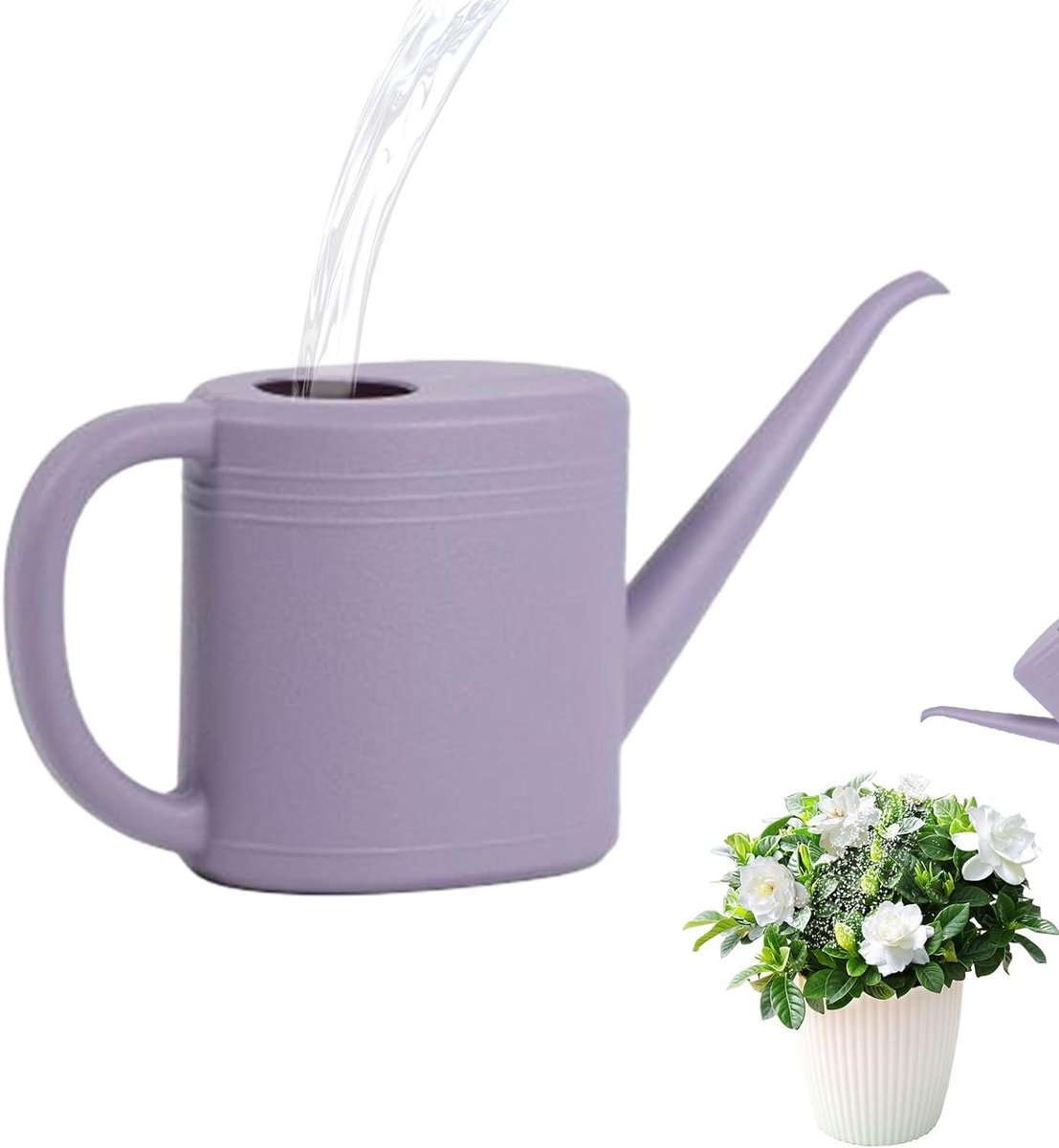 Bewateringsgieter - Bloemengieter - Planten Verzorgen - Ergonomisch Handvat - 1 Liter - Paars