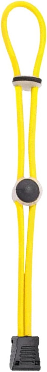 Elastische Touwgesp - Band Bevestigingsclip - Buitenactiviteiten Organiseren - Verstelbare Spanning - 24 x 2 cm - Geel