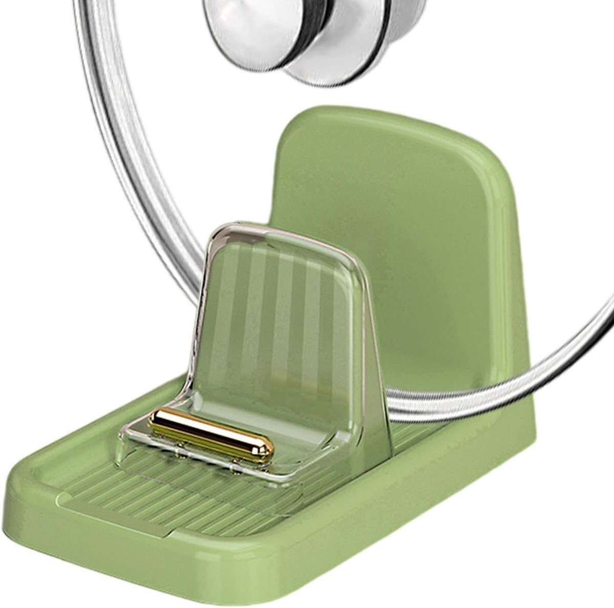 Dekselhouder - Kookgerei organizer - Keuken opruimen - Antislip basis - 19.7 cm - Groen