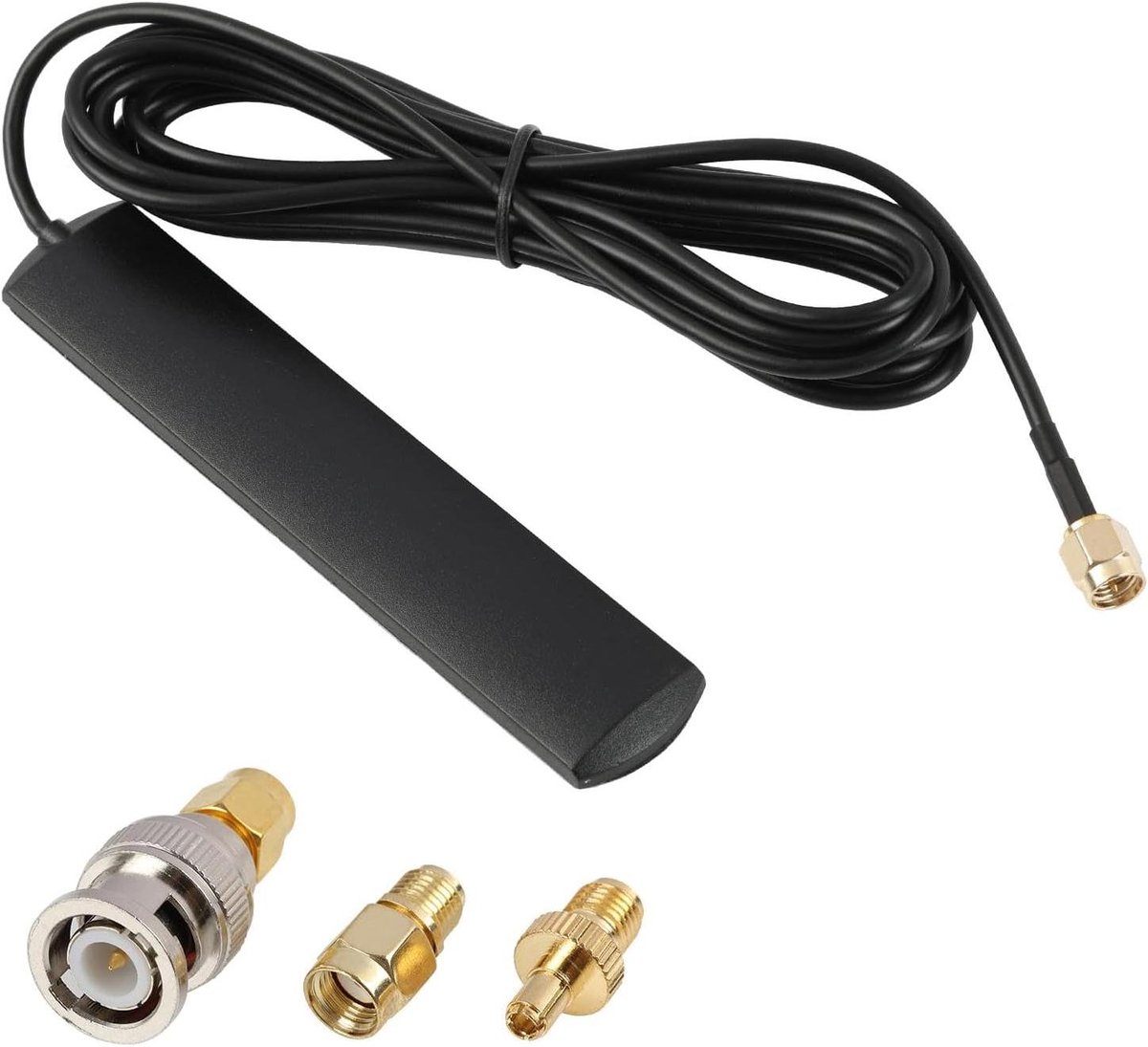 4G LTE Antenne - GSM Versterker - Signaal Verbeteren - Inclusief 3 Adapters - 3 Meter Kabel - Zwart