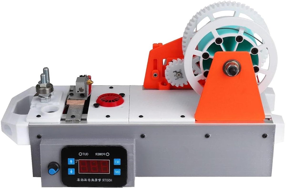 Filament Machine - Plastic Recycler - 3D Printen - Digitale Display - 25x25x35 cm - Oranje