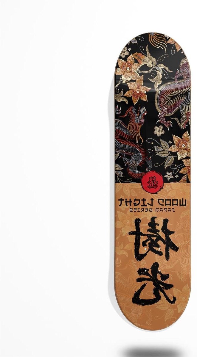 Houten Skateboard Deck Tabla Japan Serie Street Skate Draagkracht 100kg 8.5 inch Hout