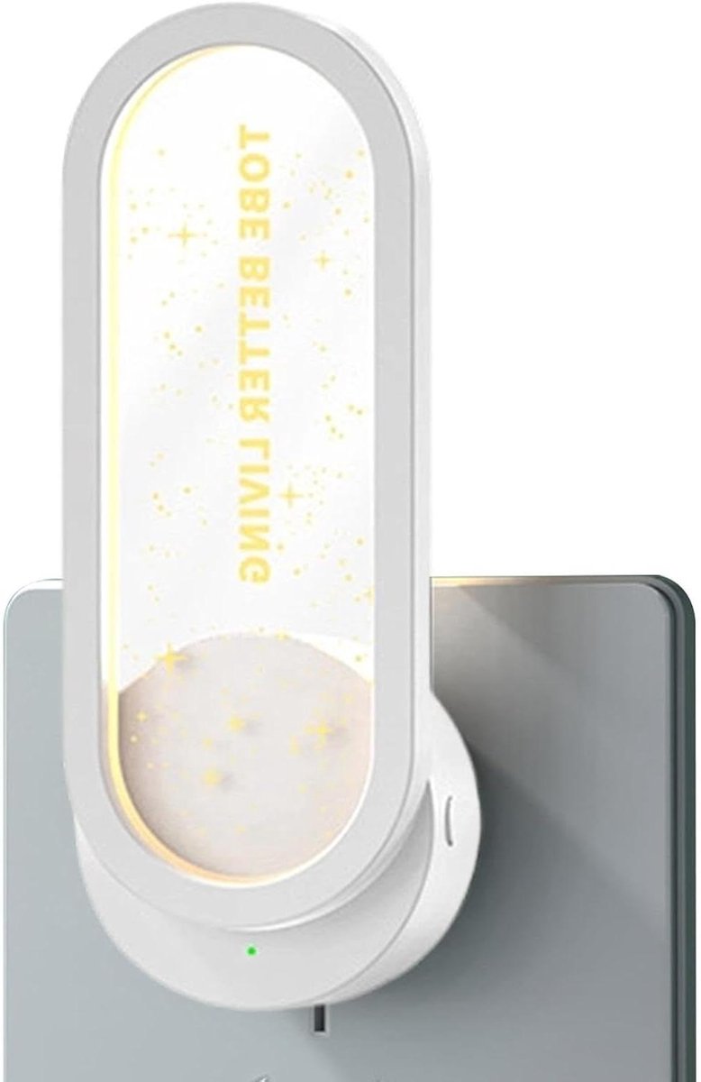 Luchtreiniger - Luchtverfrisser Ontgeurder - Frisse Lucht Creëren - Stille Werking LED - 13.9 x 7.2 x 5 cm - Wit