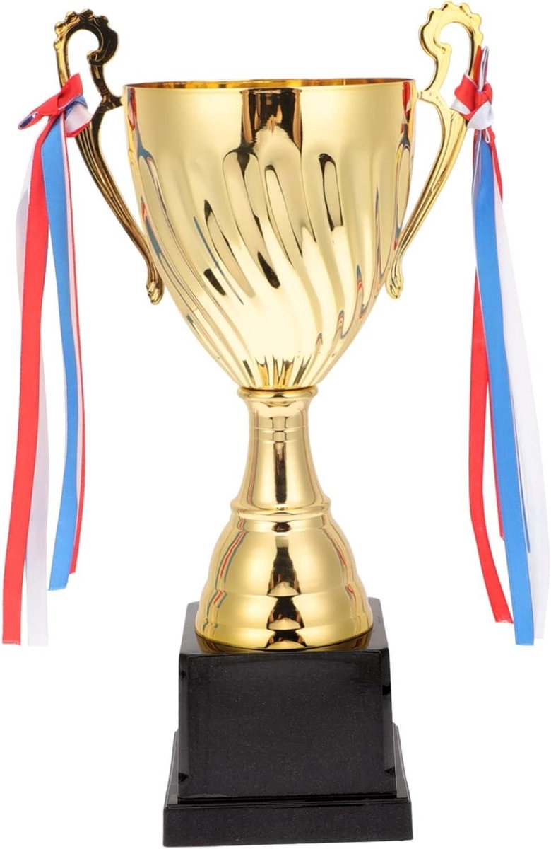 Trofee Bekers - Winnaars Prijs - Wedstrijd Beloning - Gouden Afwerking - 33.5cm Hoog - Goud