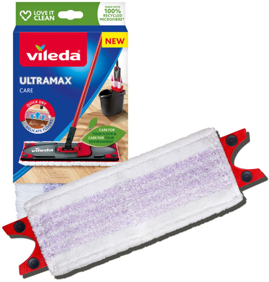 Vileda Ultramax Care Navulling - 2 x - Voordeelverpakking
