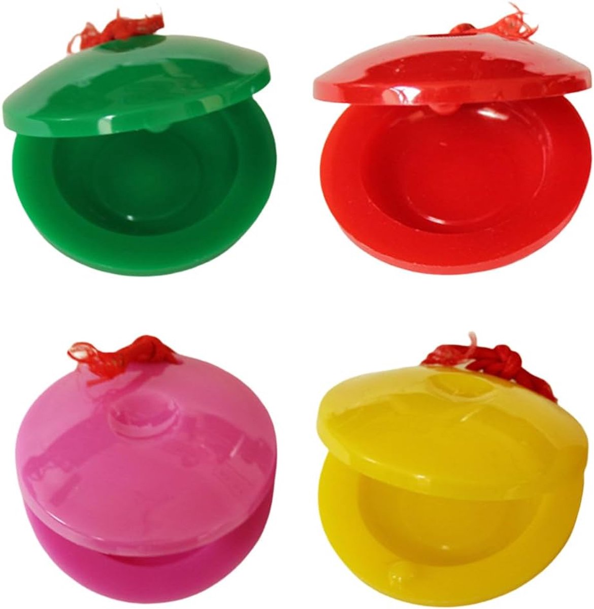 Muziek Instrument - Kleurrijke Percussie - Vroeg Leren - Vinger Instrument - 4 Stuks - Kleurrijk