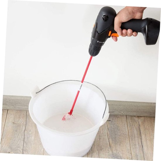 Mengstaaf Boor - Mixer Opzetstuk - Cement Verf Mengen - Efficiëntie Verbeteren - 40cm Lengte - Zoals Getoond — afbeelding 3