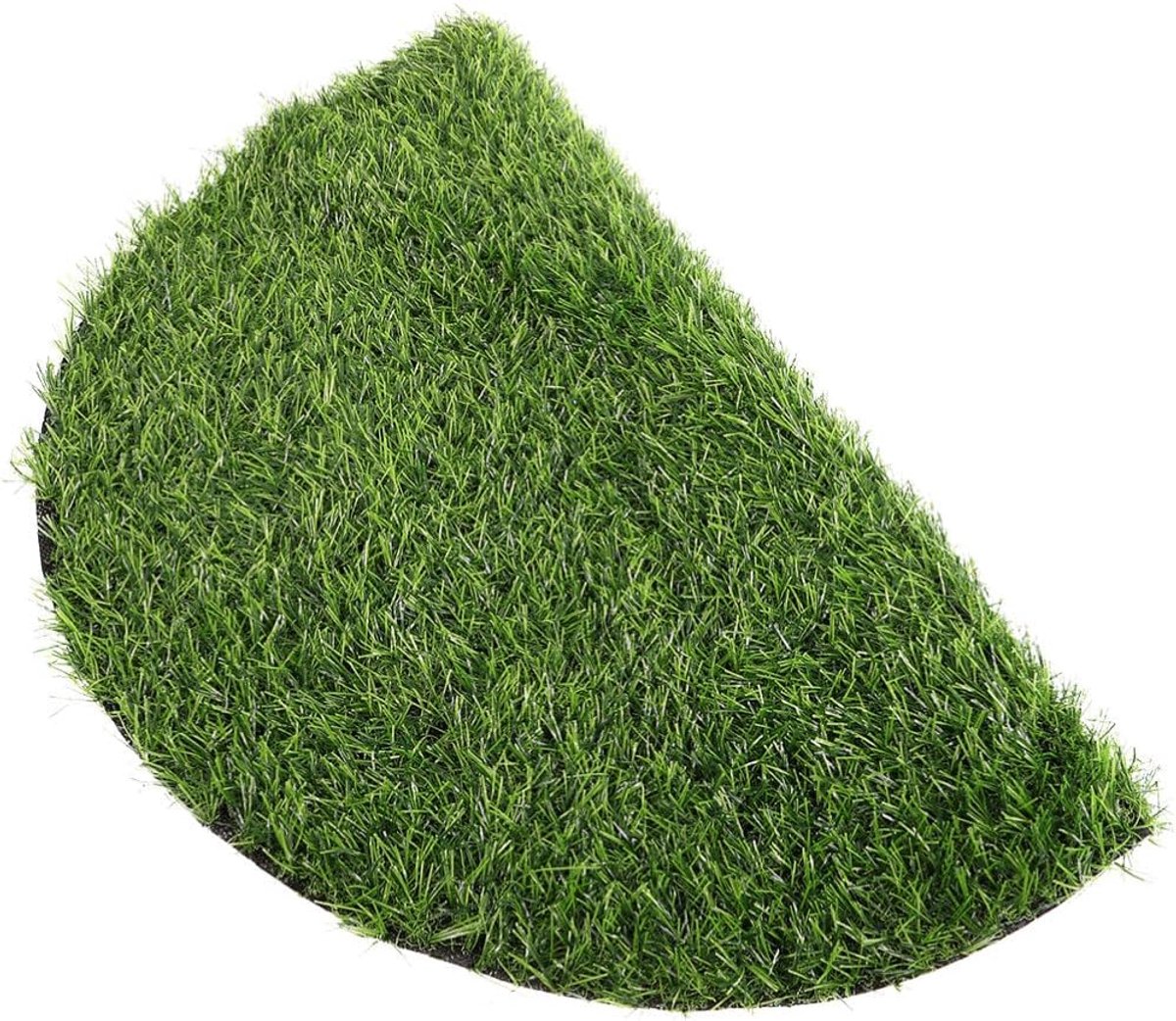 Kunstgras Rond Kleed - Nep Grasmat - Decoratief Gebruik - Realistisch Uiterlijk - 60 cm Diameter - Groen