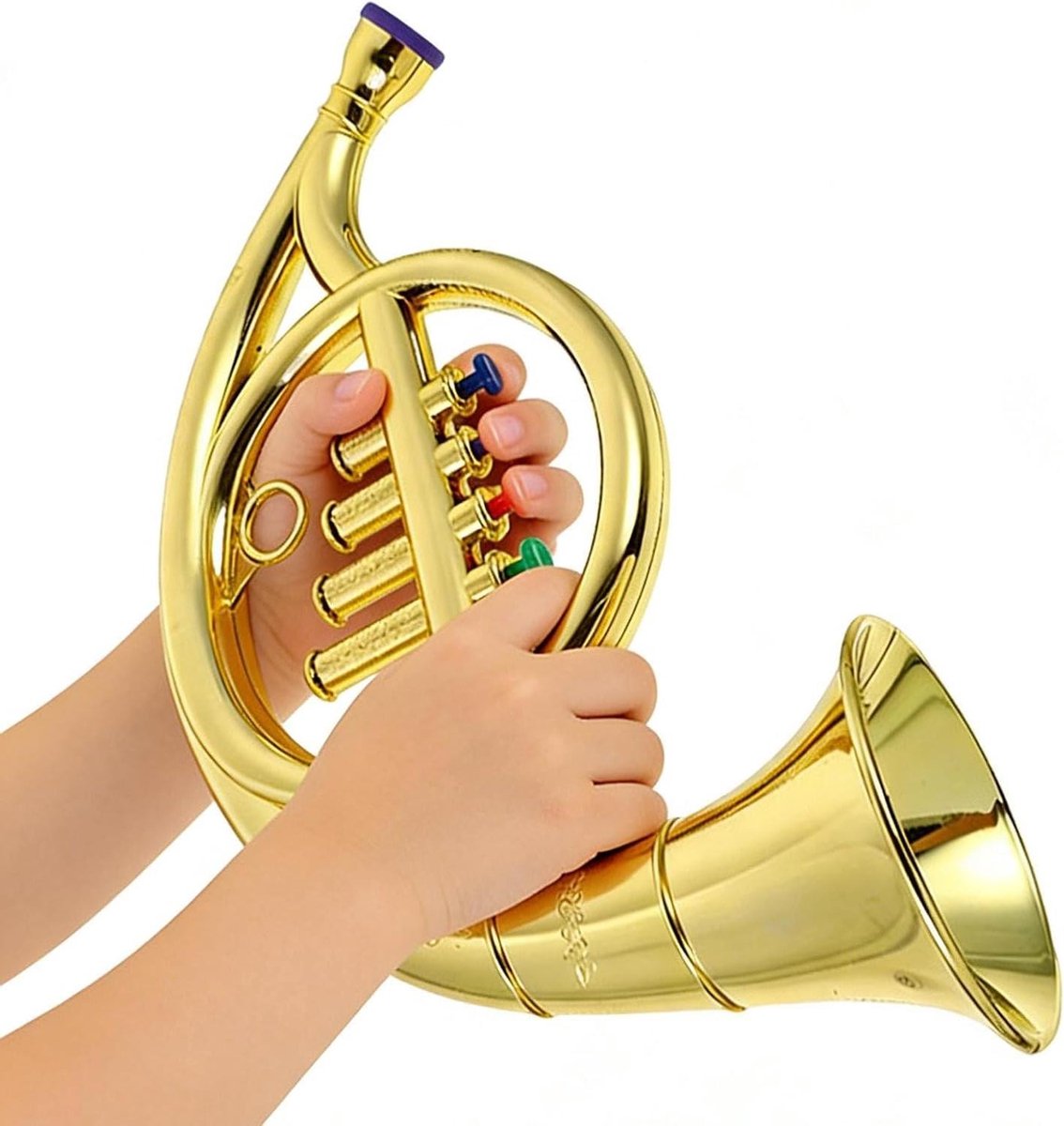 Kinder Saxofoon Speelgoed - Muziek Instrument - Muziek Leren - Realistische Speelervaring - 40 cm - Goudkleurig