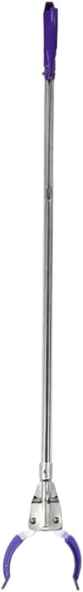 Grijptang Reikklauw - Grijper Afvalophaler - Voorwerpen Pakken - Ergonomische Handgreep - 94 cm - Paars
