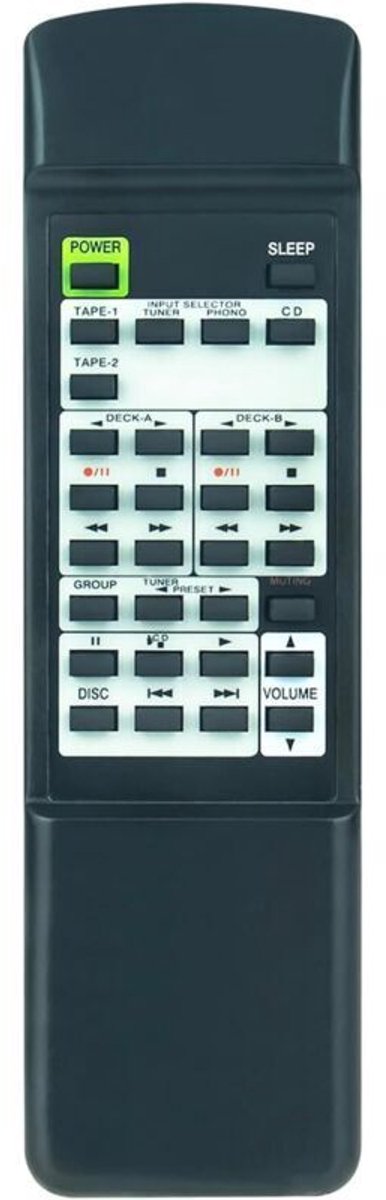 Vervangende afstandsbediening Geschikt voor Onkyo TX-8011