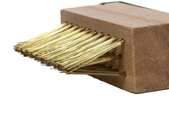 Dailygoods - 5-delige onkruidborstel met borstelharen en metalen schraper voor het reinigen van onkruid in de tuin, voor smalle voegen op bestrating van Dailygoods — afbeelding 4