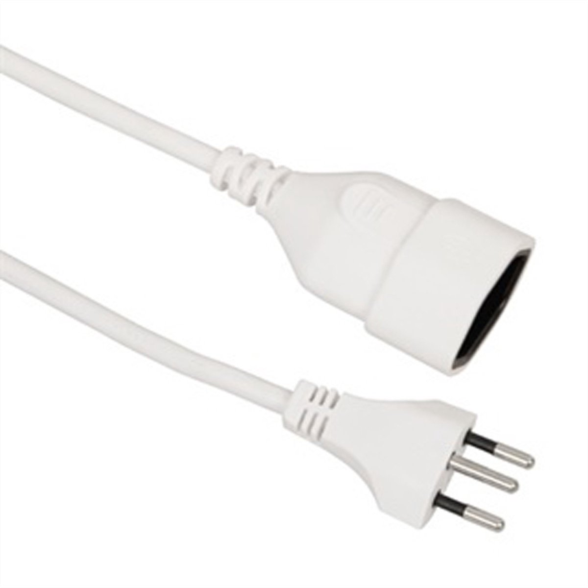 Value 19.99.1184 electriciteitssnoer Wit 5 m C12 stekker C13 stekker