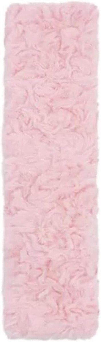 Gordelkussen Autogordel - Schouderhoes - Veiligheid Bescherming - Zacht Pluche Materiaal - 1x1x1 cm - Roze
