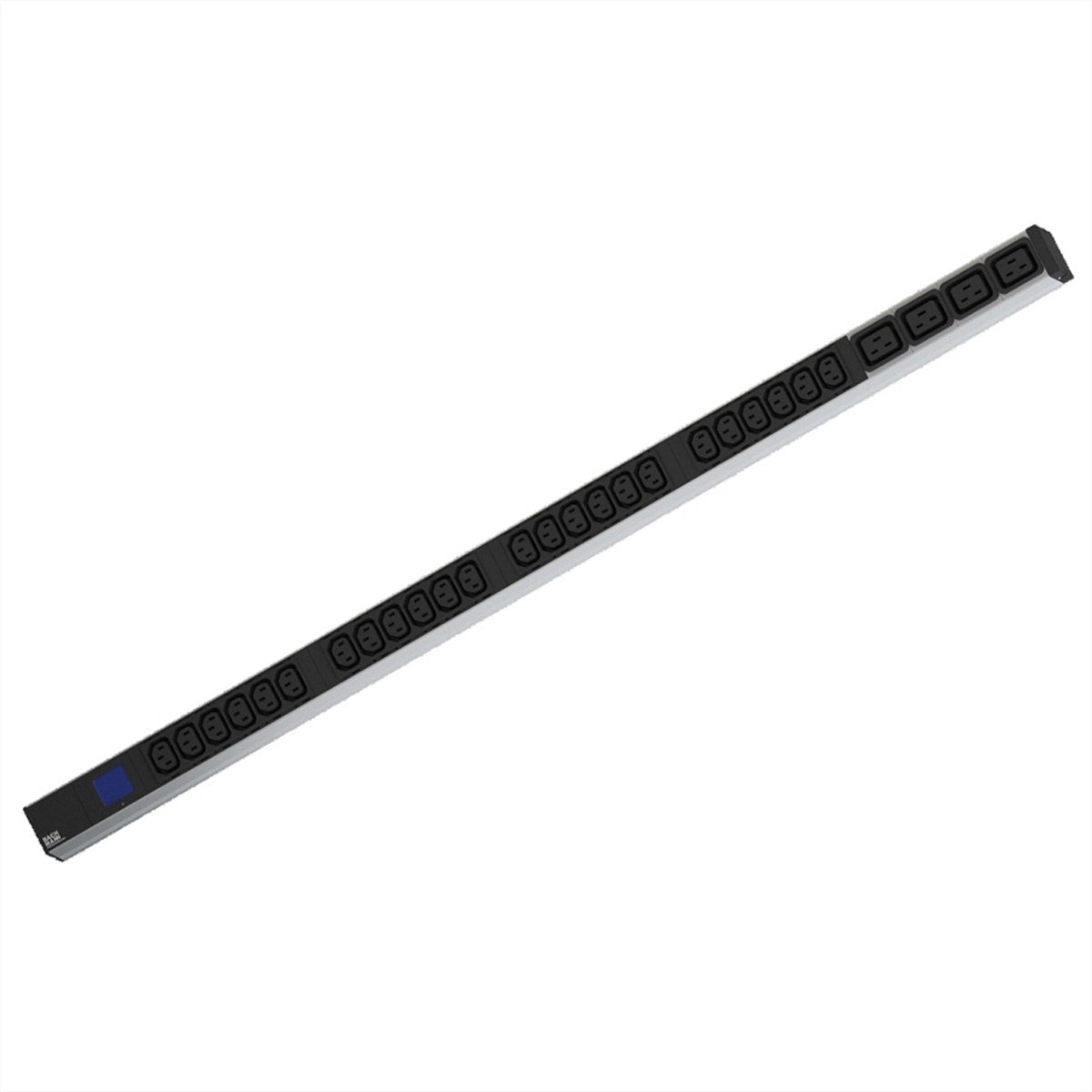 BACHMANN BN0500 19 PDU 1HE 24xC13 4xC19, vermogensmeting, aansluiting CEE 16, blauw